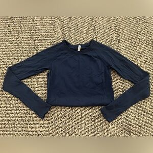 Blue Longsleeve Athleta Top